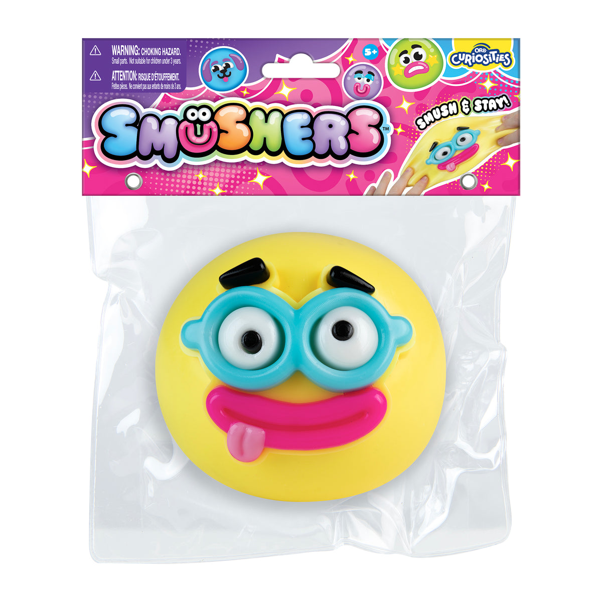 ORB Curiosities™ Smushers Squishy Toy – Styles May Vary