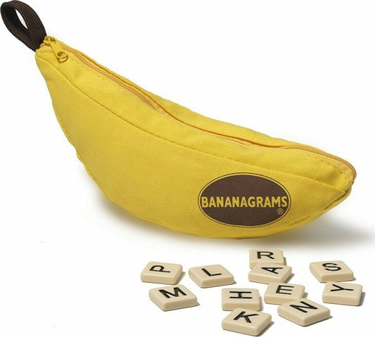BANANAGRAMS word game with letter tiles for fast-paced vocabulary fun