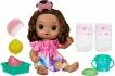 Baby Alive Fruity Sips Brunette doll with pretend juicer and feeding accessories