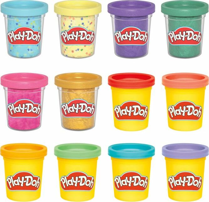 Play-Doh Celebration Party Pack with colorful modeling compound for creative kids' play