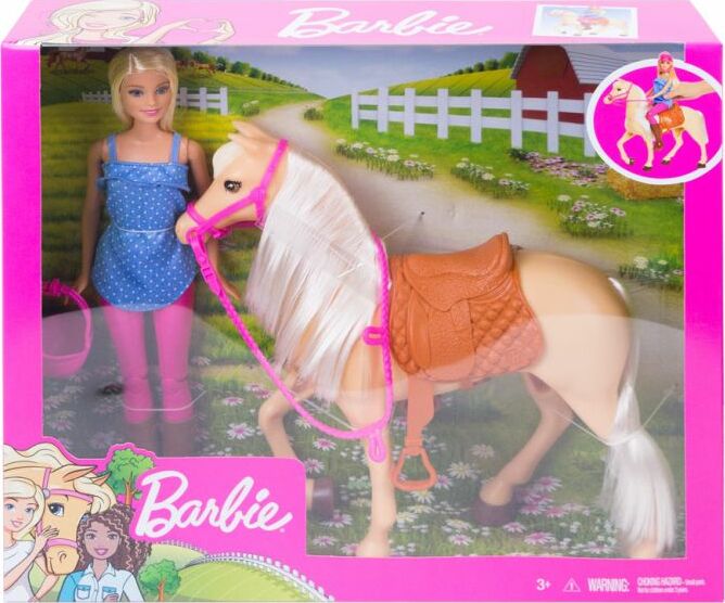 Barbie: Barbie Signature Collectable: Horse and Doll Blonde