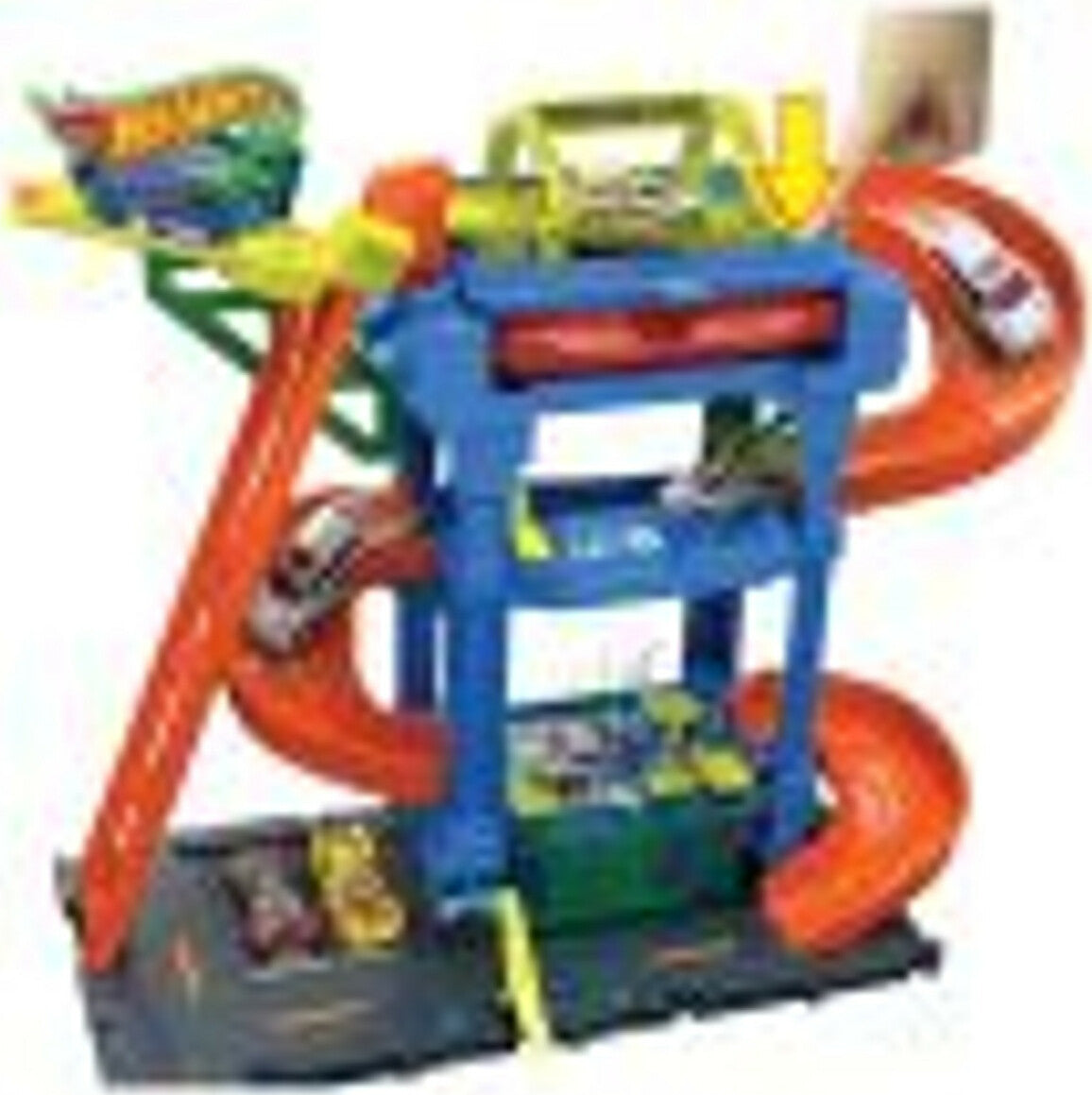 Hot Wheels City Car Wash playset with color-changing cars and washing action