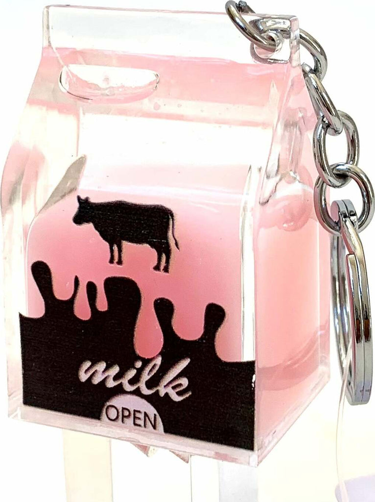 Pink Milk Key Charm 