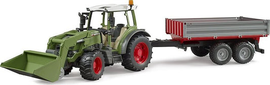 Fendt Vario 211 with Frontloader and Tipping Trailer