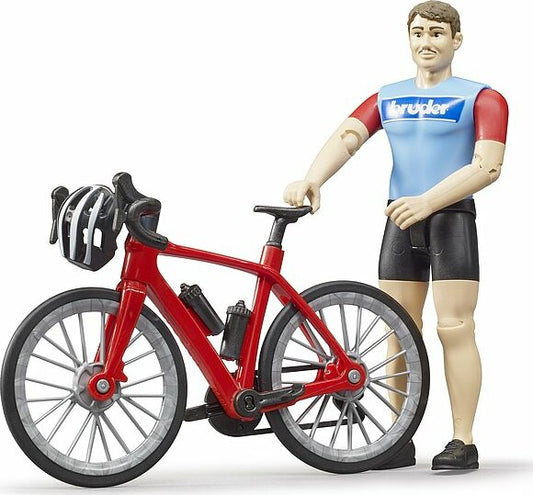 Bworld Racing Bicycle With Cyclist