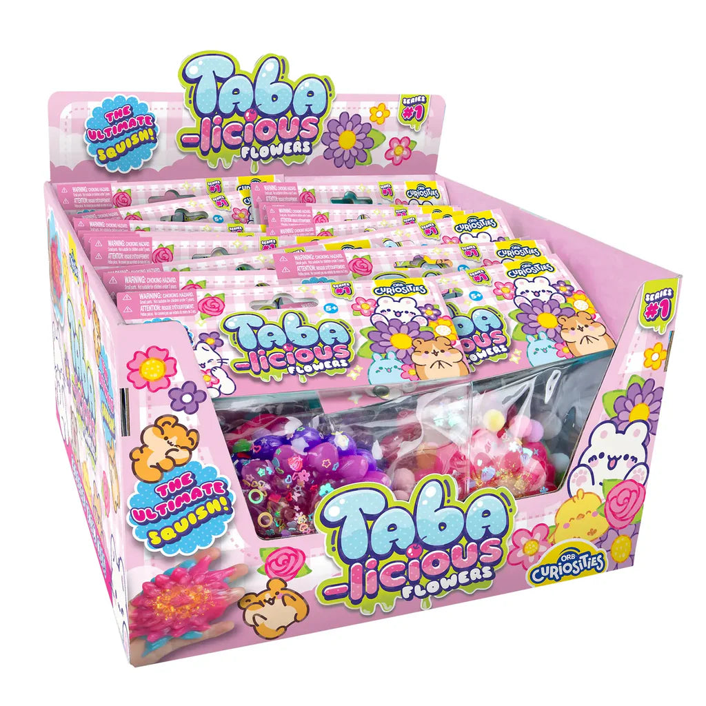 Taba Squishies Flowers by Orb Factory – Scented, Slow-Rise Flower Squishy Toys