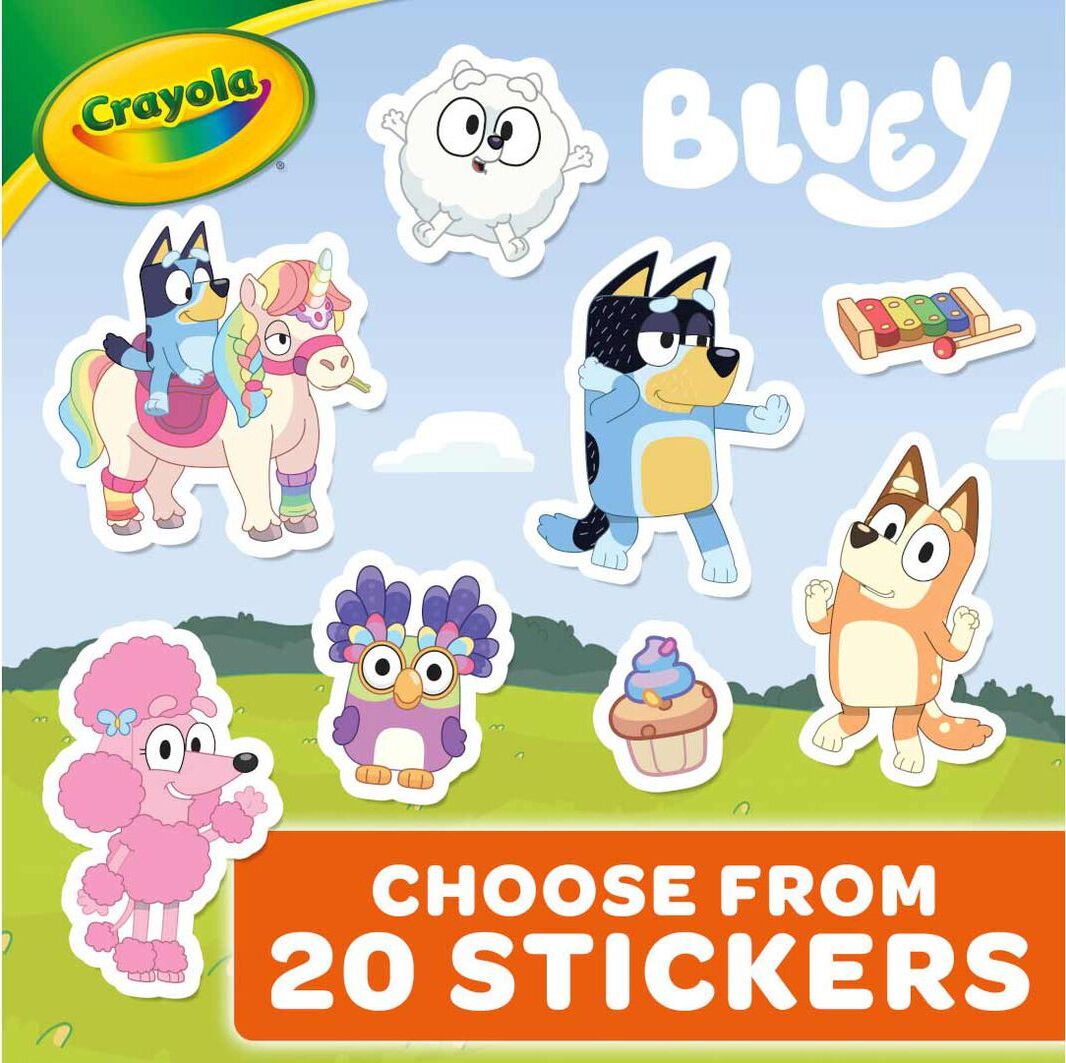 96 Page Coloring Book Bluey featuring beloved characters and scenes for endless coloring adventures and creative fun