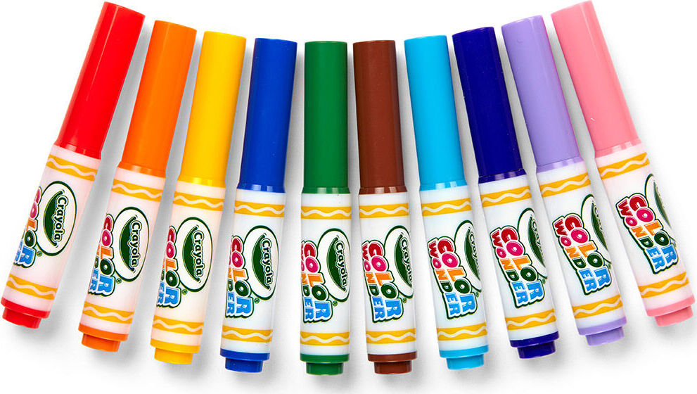 10 Count Color Wonder Washable Mini Markers - Classic Colors