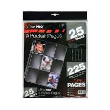 Ultra Pro Pocket Page Trading Card Holder – 9-Pocket Card Protector