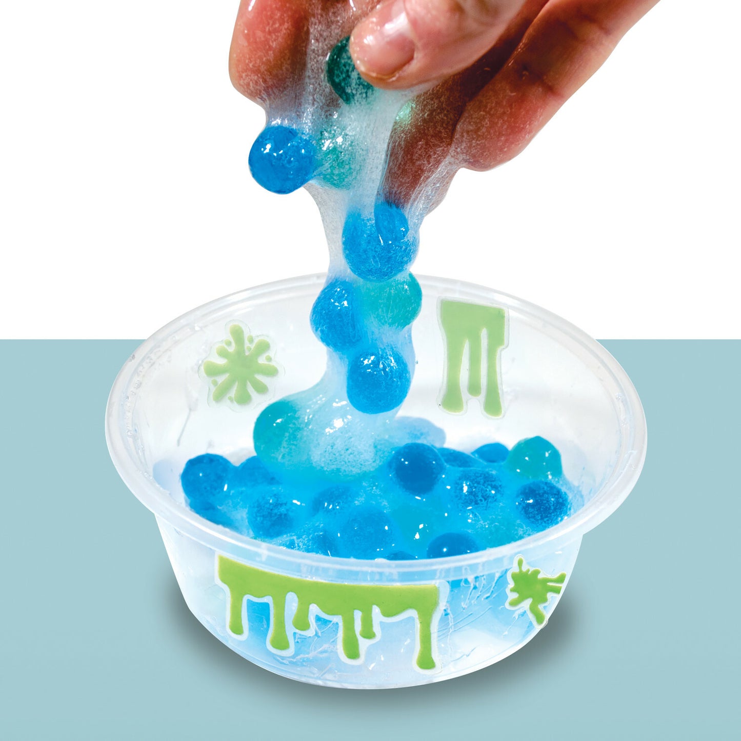 Creativity for Kids DIY Glowing Squishy Slime kit with glow powder and slime-making ingredients