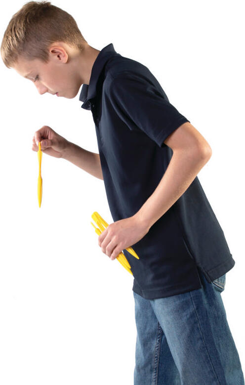 Drop Shot gravity-based skill game by Fat Brain Toys with honeycomb board and colorful arrows for ages 8 and up