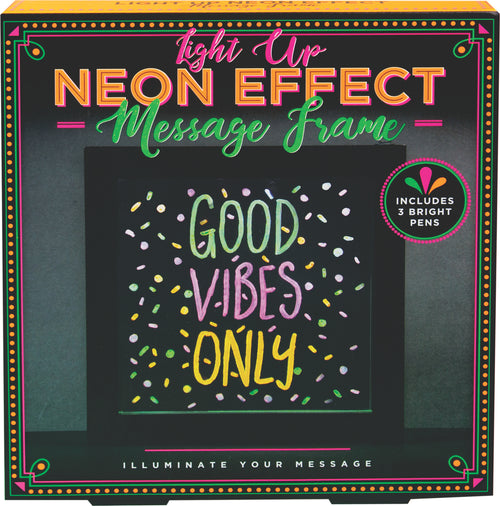 Light Up Neon Effect Message Frame