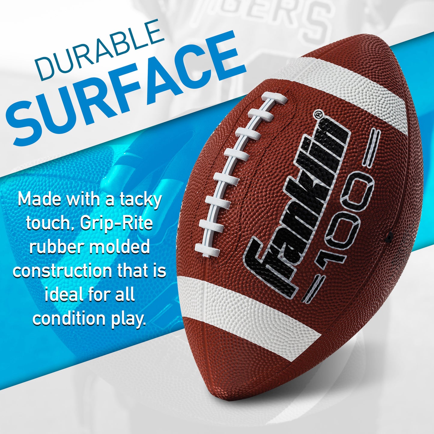 Junior Rubber Football Boxed - Junior size rubber football perfect for kids and youth players