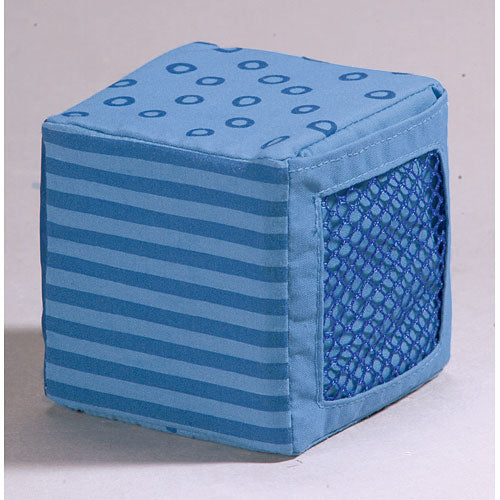 HABA Happy Quartett soft fabric baby blocks with colorful patterns and different sounds for stacking play