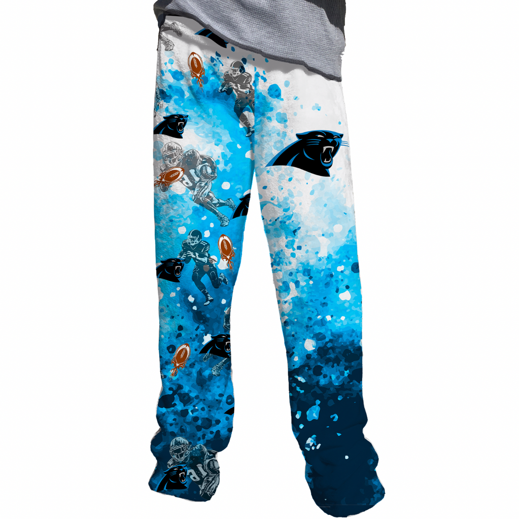 Carolina Panthers Fleece Lounge Pants by Penelope Wildberry