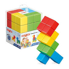 Geomag Magicube Green Line 16 Magnetic Cubes