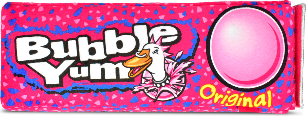 Bubble Yum Packaging Plush toy replica of classic bubble gum package