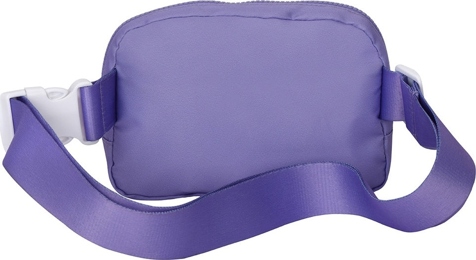 Lavender Nylon Belt Bag