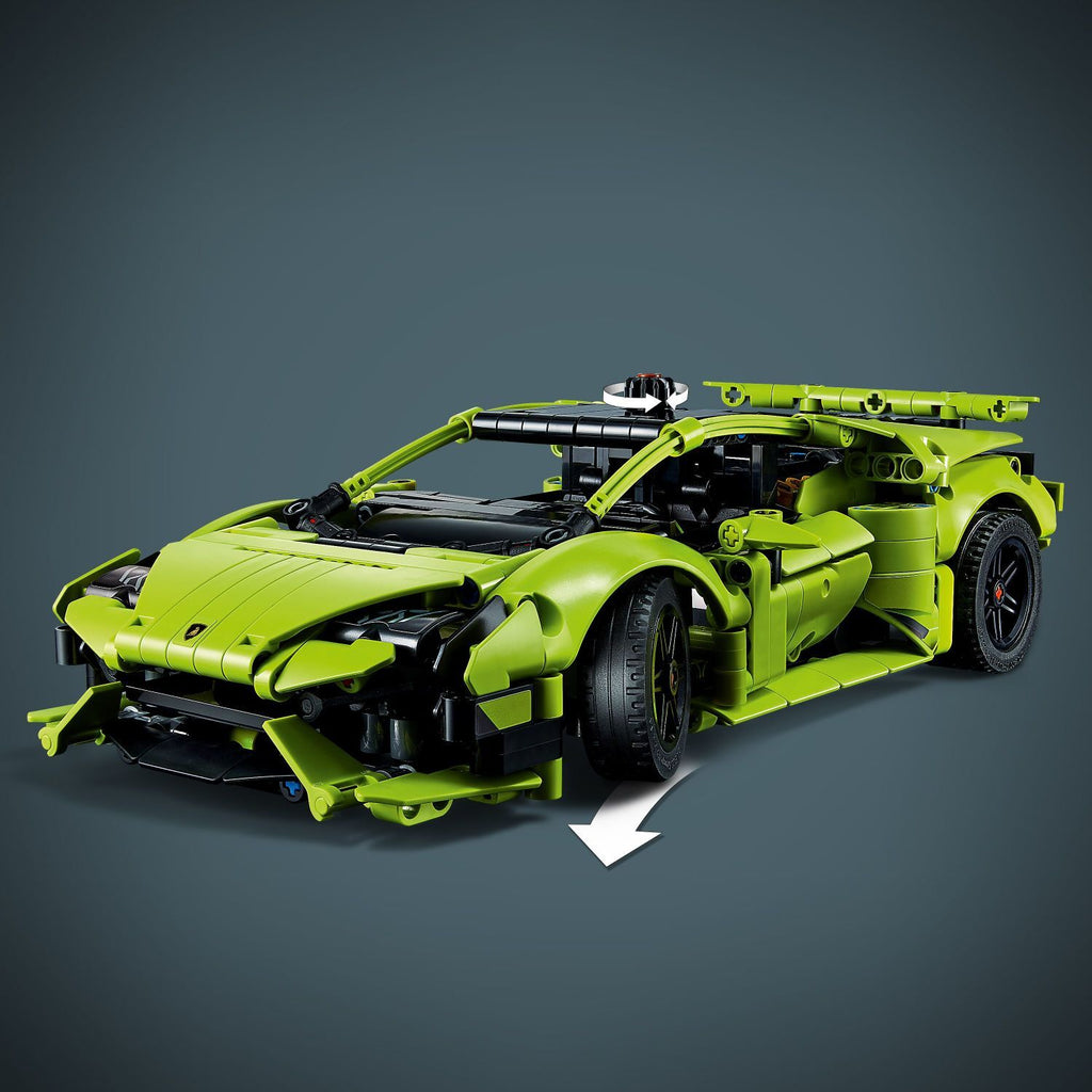 LEGO Technic Lamborghini Huracán Tecnica detailed supercar building set