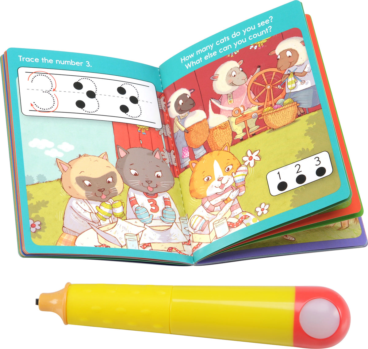 Hot Dots Learn My 123&shapes