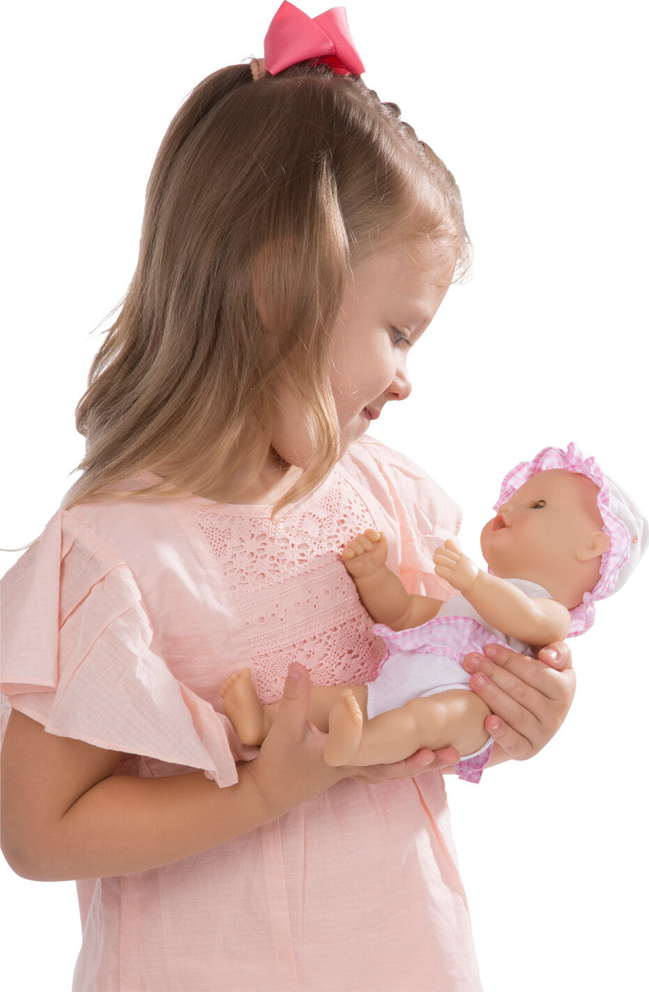 Mine to Love Jenna 12 inch baby doll with realistic features for nurturing play and caregiving practice