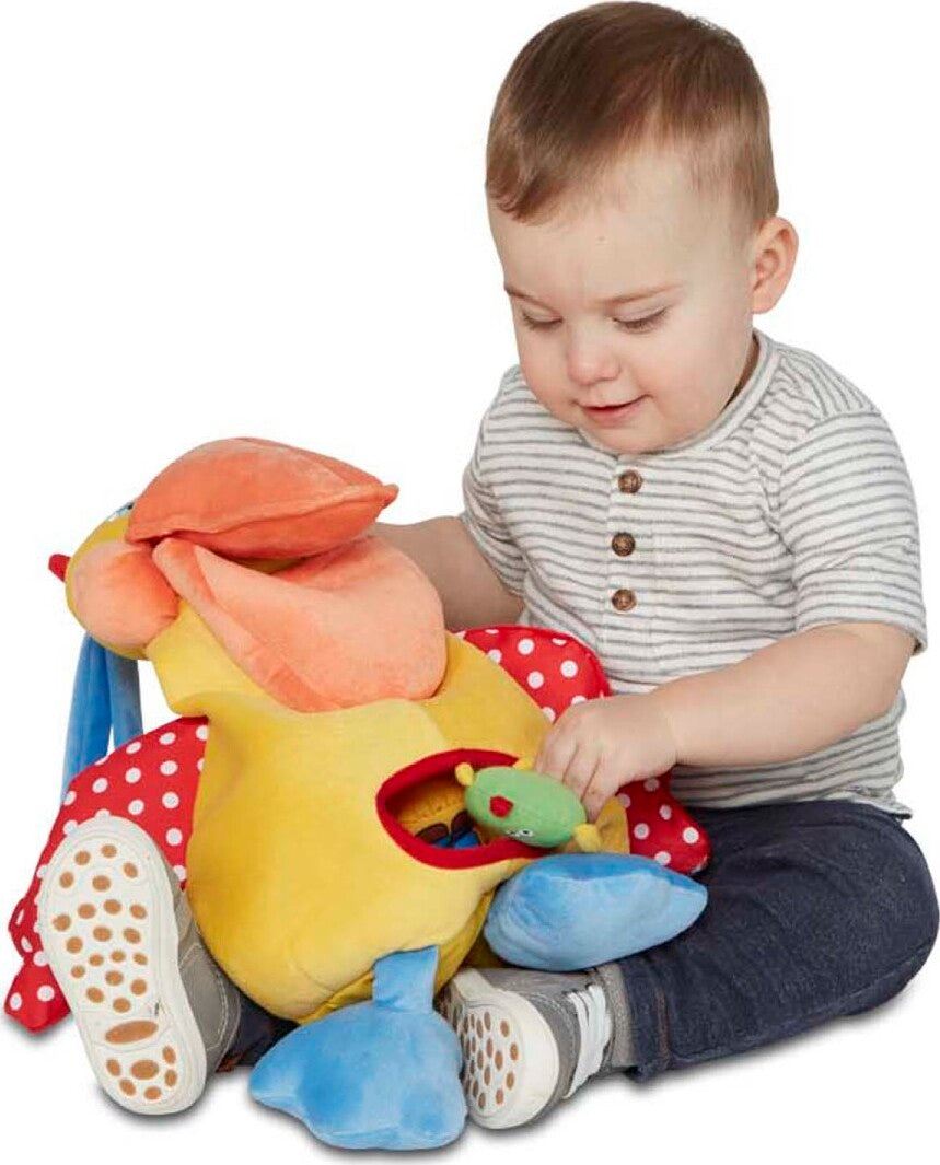 Melissa & Doug Hungry Pelican learning toy with fish that disappear and reappear for cause-effect play
