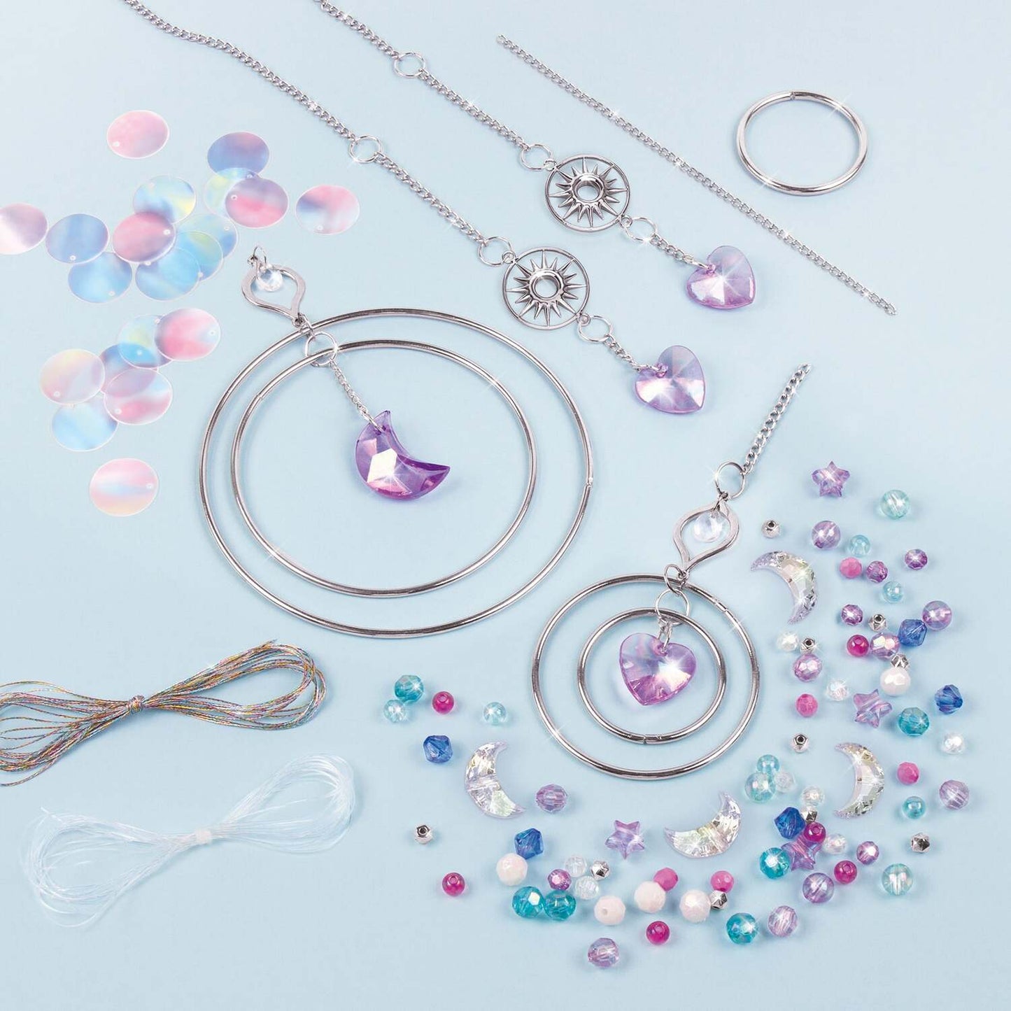 Crystal Sun Catcher craft kit for creating beautiful light-catching decorations to brighten bedroom windows