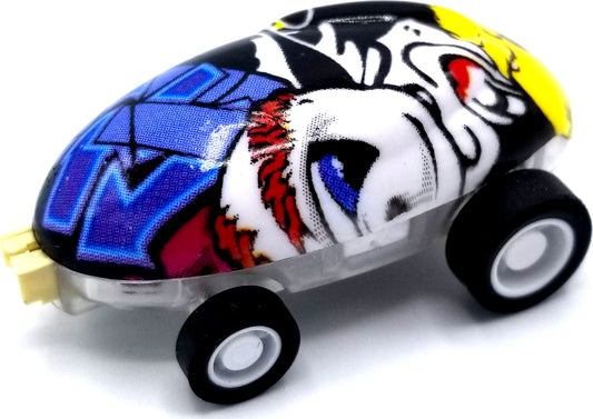 Hyper Runner Mini Racer high-speed stunt car with 360° spinning and multiple light modes by Mukikim