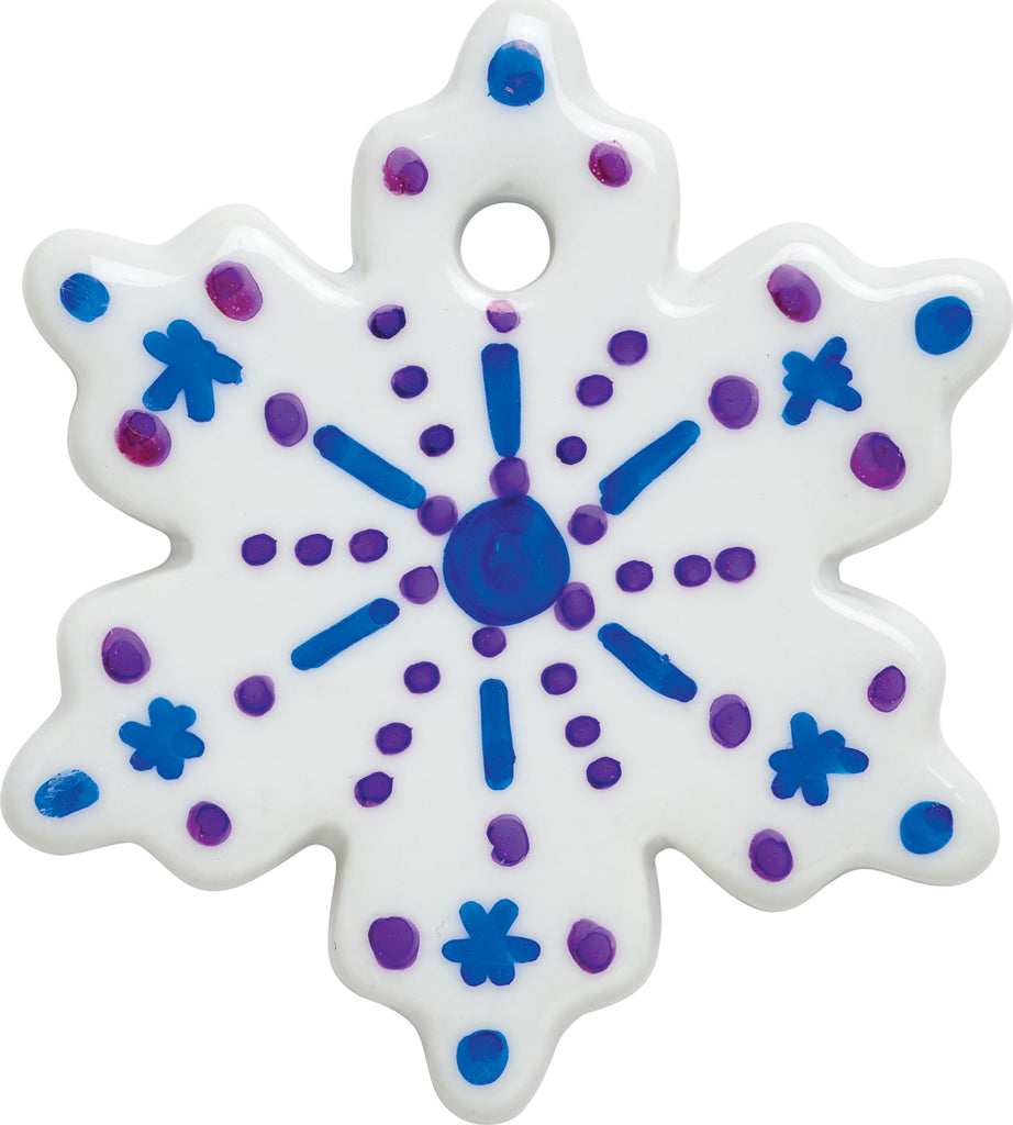 12 Days of Color Your Own Ornaments advent calendar with 12 porcelain ornaments, markers and 3D countdown calendar