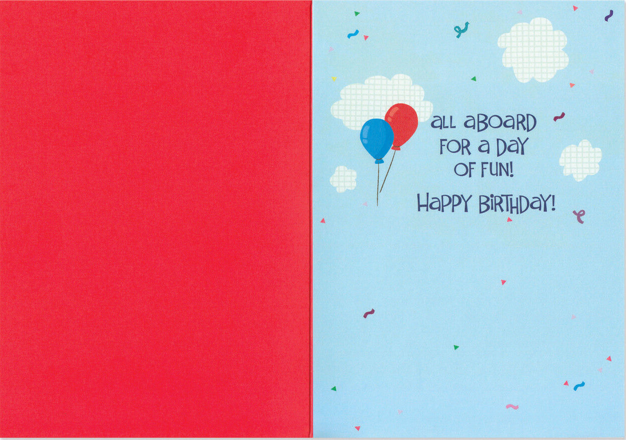 Choo Choo Train Foil Card