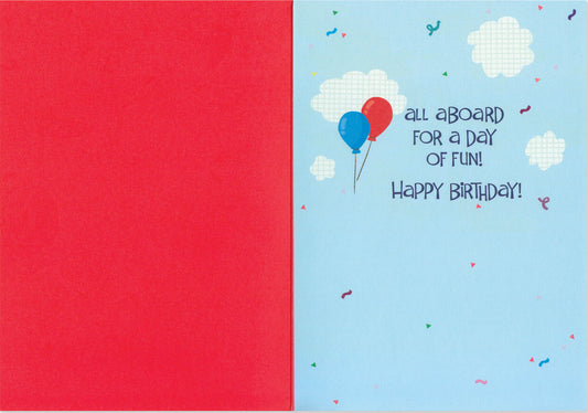 Choo Choo Train Foil Card
