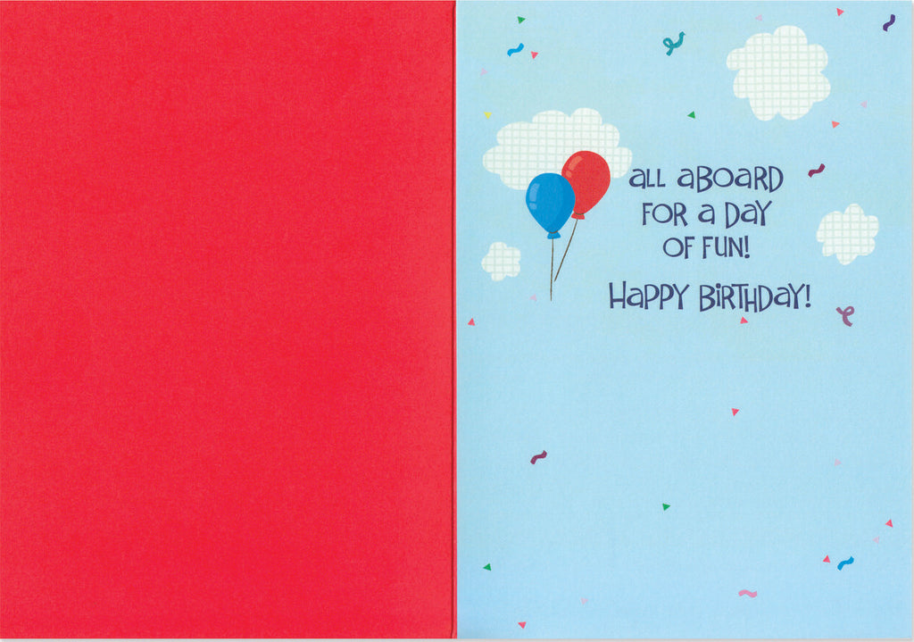 Choo Choo Train Foil Card