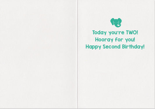 Age 2 Confetti Card