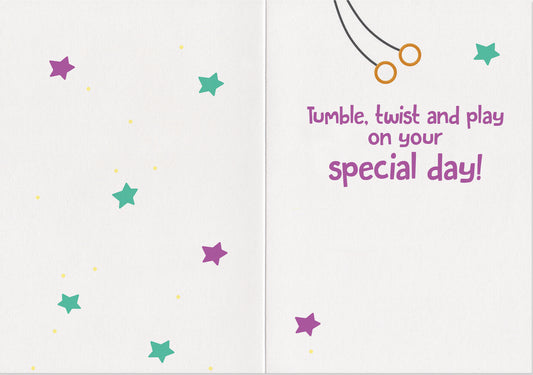 Gymnastics Foil Card