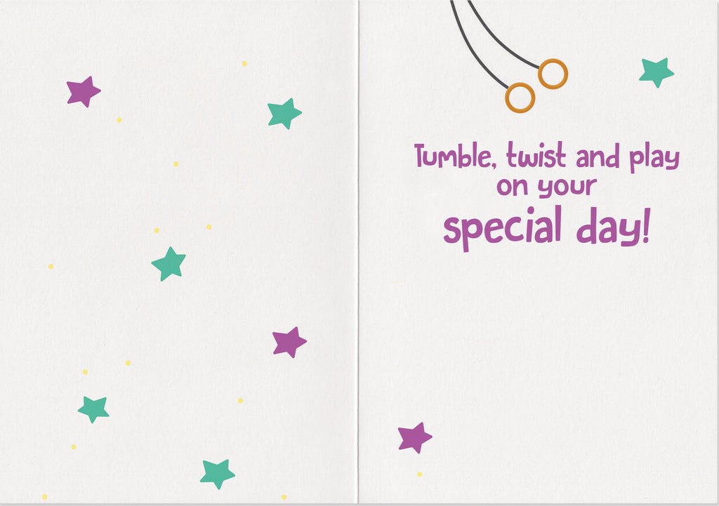 Gymnastics Foil Card