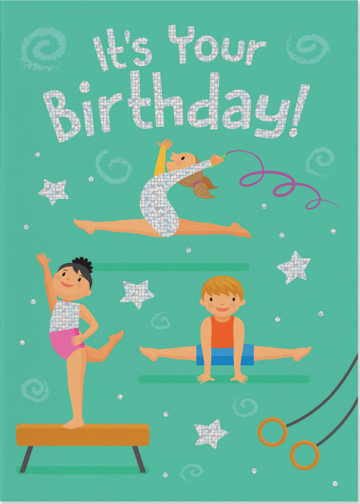 Gymnastics Foil Card