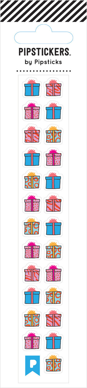 Stickers Gifted Minis Mini 1x6 with tiny gift and present themed designs
