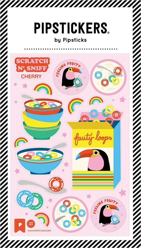 Stickers - Loop-De-Loops Scratch 'n Sniff – Toys and Sweets