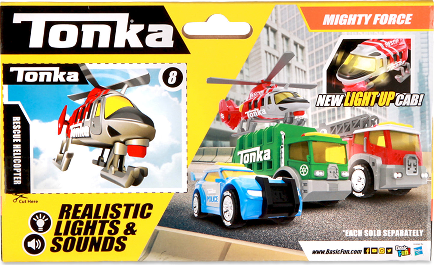 TONKA Mighty Force assorted - Schylling classic Tonka vehicles with mighty force action and traditional rugged construction
