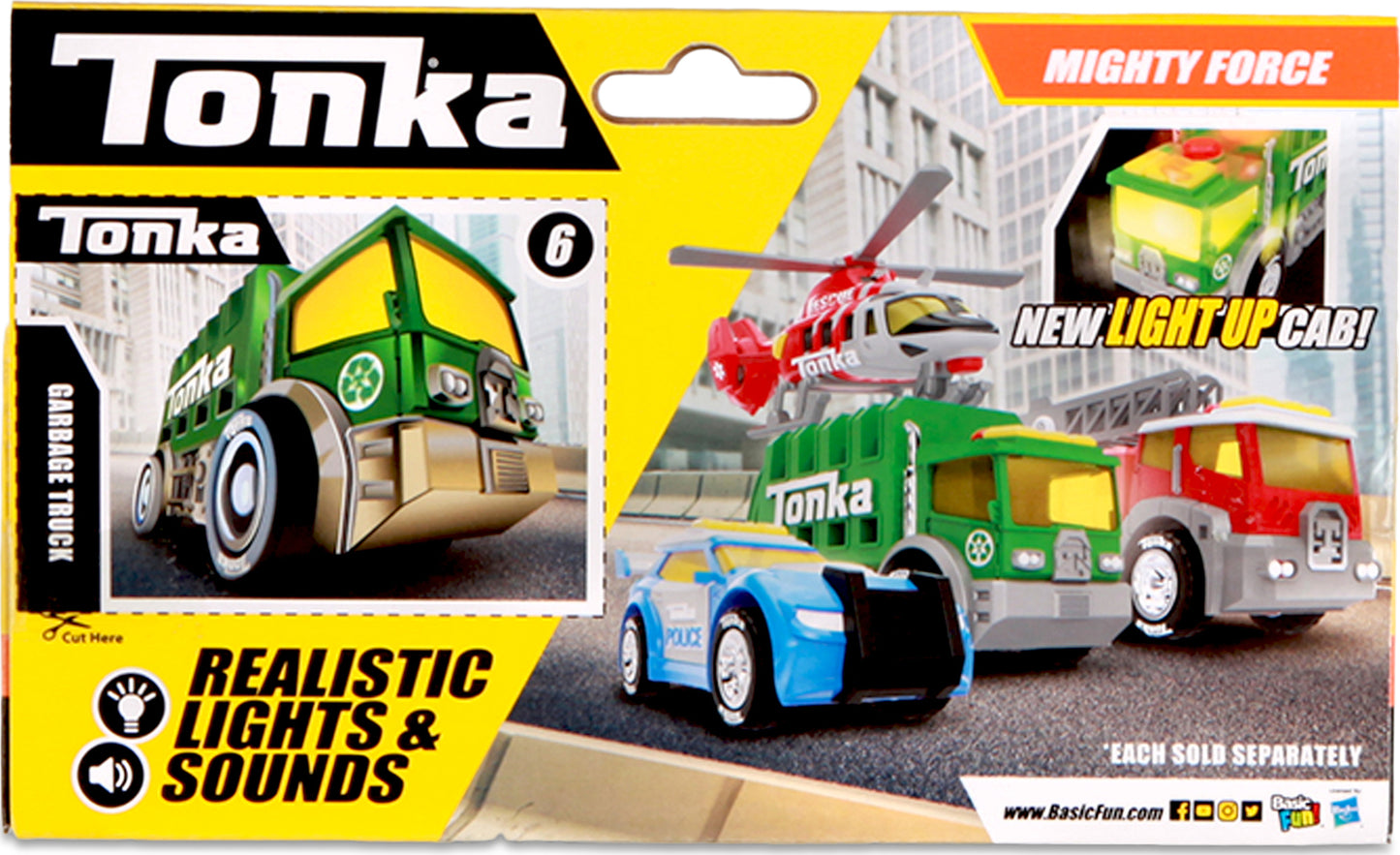 TONKA Mighty Force assorted - Schylling classic Tonka vehicles with mighty force action and traditional rugged construction
