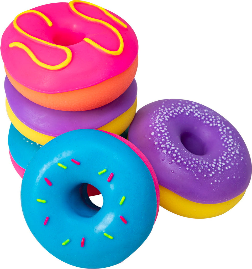 NeeDoh Dohnuts donut-shaped stress balls for sweet sensory fidget play