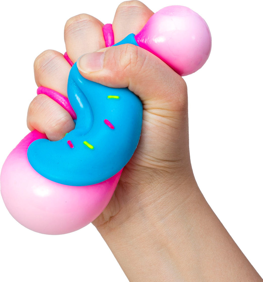 NeeDoh Dohnuts donut-shaped stress balls for sweet sensory fidget play