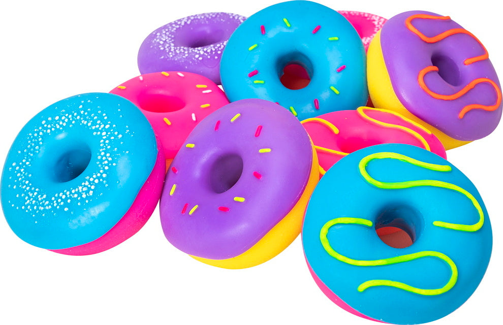 NeeDoh Dohnuts donut-shaped stress balls for sweet sensory fidget play
