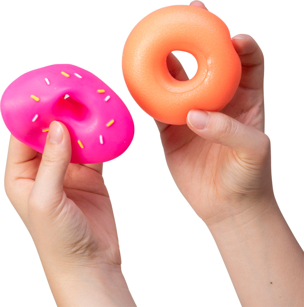 NeeDoh Dohnuts donut-shaped stress balls for sweet sensory fidget play