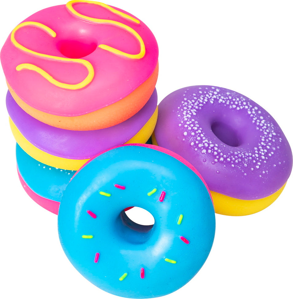 NeeDoh Dohnuts donut-shaped stress balls for sweet sensory fidget play