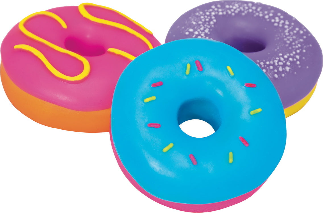 NeeDoh Dohnuts donut-shaped stress balls for sweet sensory fidget play