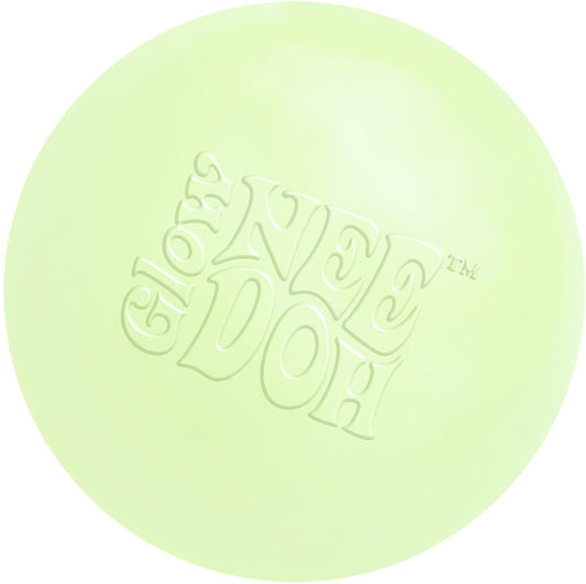 NeeDoh Glow In The Dark stress ball that glows for nighttime fidgeting
