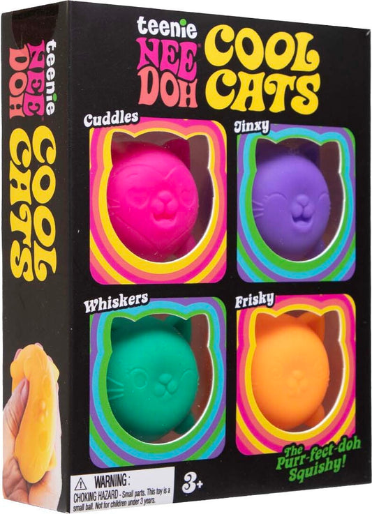 Teenie Cool Kittens NeeDoh - 4 pack (assorted)
