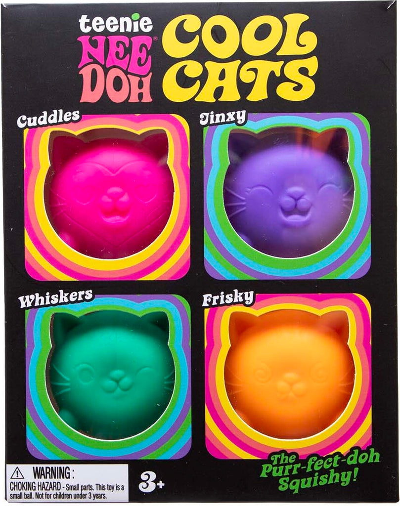 Teenie Cool Kittens NeeDoh - 4 pack (assorted)