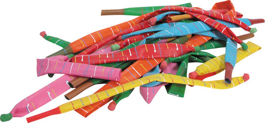 Rocket Balloon With Pump kit including 30 multi-colored balloons and pump for zooming balloon fun